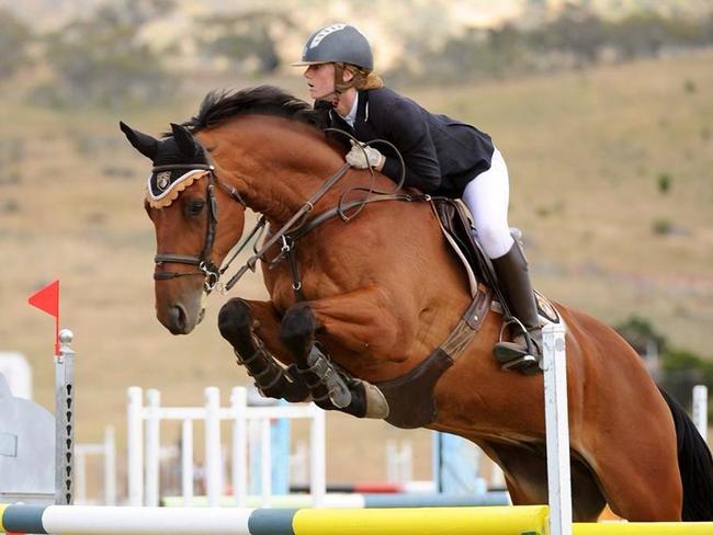 Olivia Inglis during the second round of the Junior Championships.