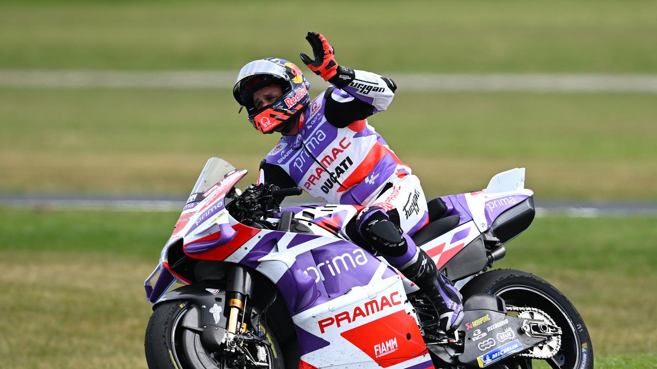 Zarco’s shock first win in 2023 - on a Saturday - proved that anything can happen at Phillip Island. (Photo by Quinn Rooney/Getty Images)