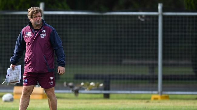 Manly Sea Eagles coach Des Hasler.