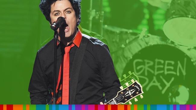 'F*** America' said an angry Billie Joe Armstrong. Image: Getty Images.