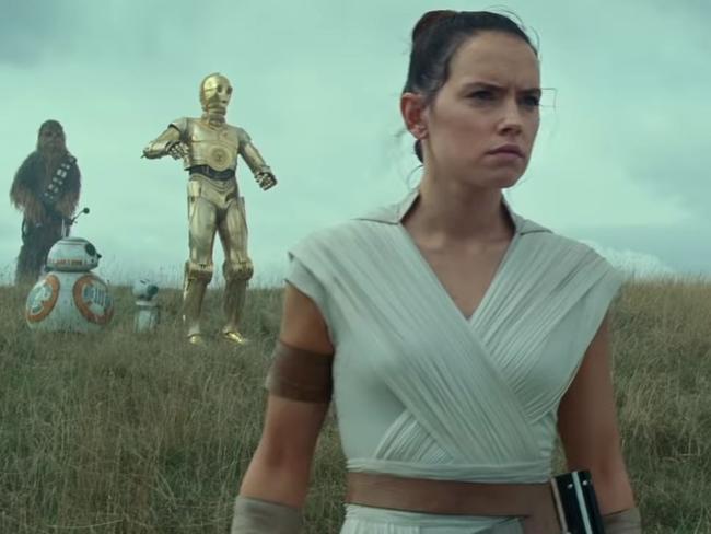 Rey (Daisy Ridley) and the gang confront another problem – and PC sensibilities – in The Rise of Skywalker. Picture: supplied