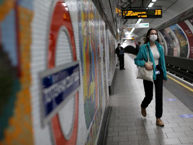 Commuters on London’s Tube must now wear personal protective equipment including face masks as a precautionary measure against COVID-19.