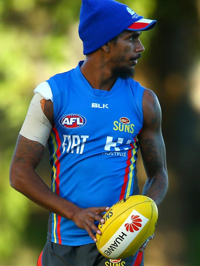 Jarrod Garlett during his time at Gold Coast. Picture: David Clark