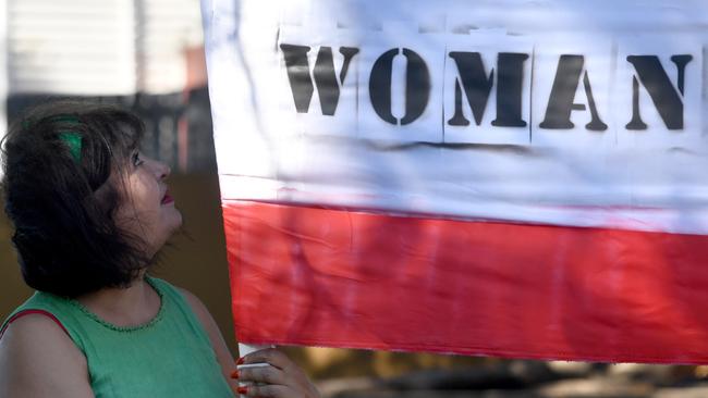 Protest against death of Iranian women Mahsa Amini on The Strand. Shahen Wheatley. Picture: Evan Morgan