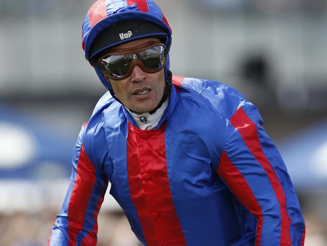 MELBOURNE, AUSTRALIA - NOVEMBER 05: Michael Walker on Prince of Arran reacts as he crosses the line in race 7 the Lexus Melbourne Cup during 2019 Melbourne Cup Day at Flemington Racecourse on November 05, 2019 in Melbourne, Australia. (Photo by Darrian Traynor/Getty Images)