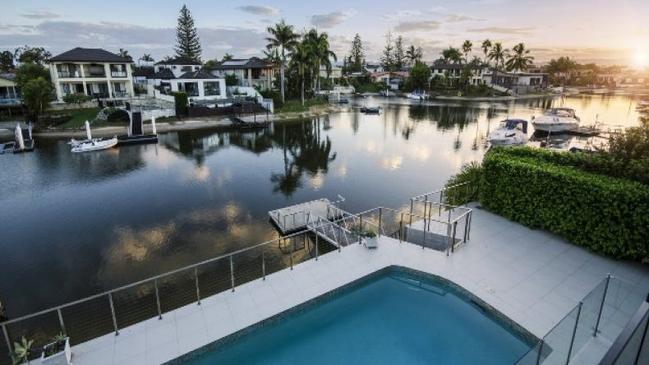 The home where $3.25m Beau Hartnett lives at Surfers Paradise.