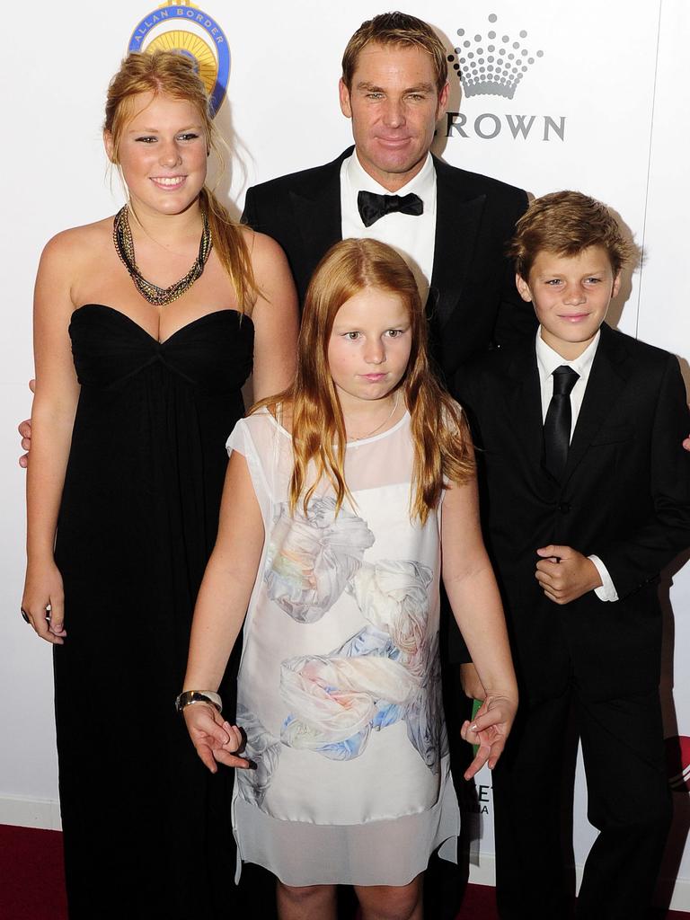 Warnie took the kids to the 2012 Border Medal.