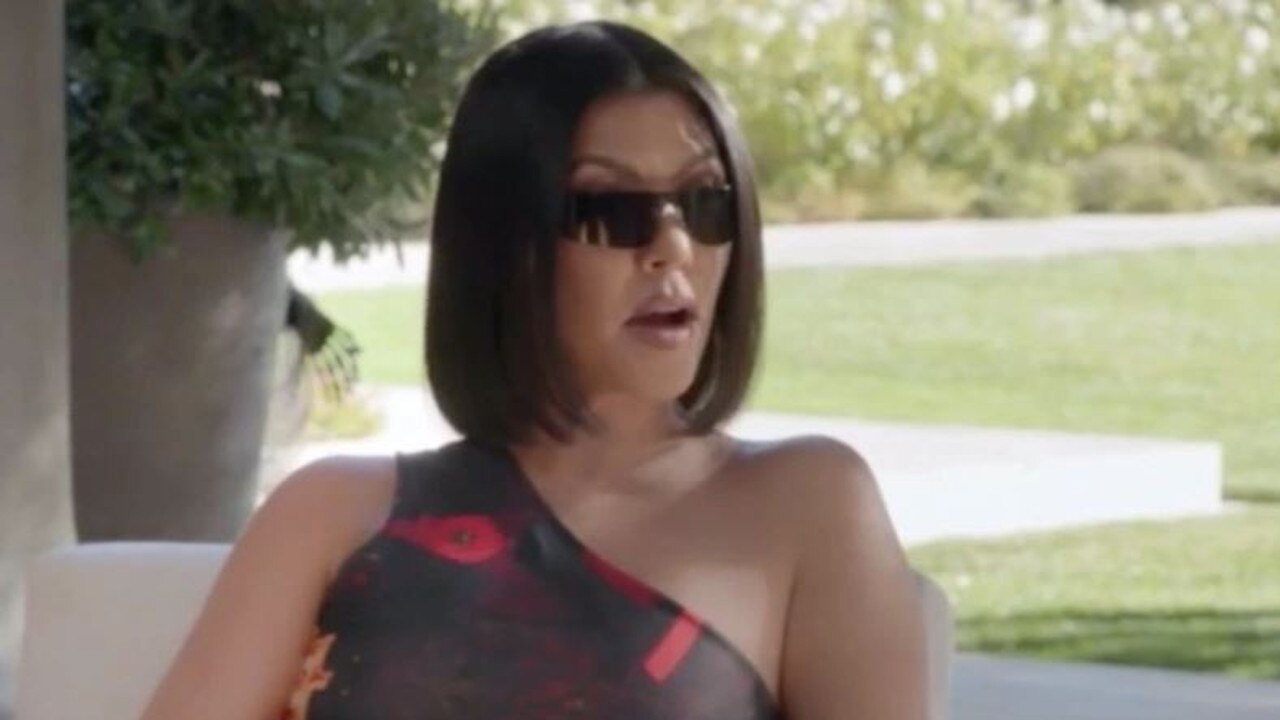 Kourtney Kardashian revealed a secret health battle amid her IVF journey. Picture: Hulu