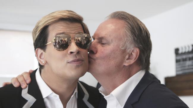 Mark Latham with alt-right troll Milo Yiannopoulos. (Pic: Nathan Richter/Milo Live.com.au)