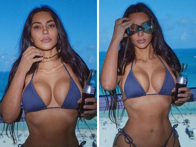 Kim stuns in insane bikini cover shoot