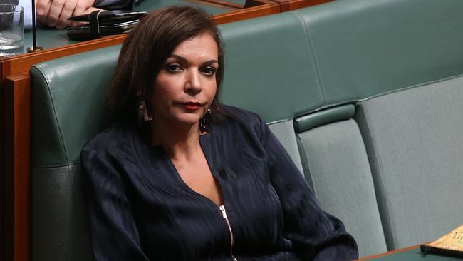 Anne Aly in Question Time in the House of Representatives Chamber, at Parliament House in Canberra. Picture Kym Smith