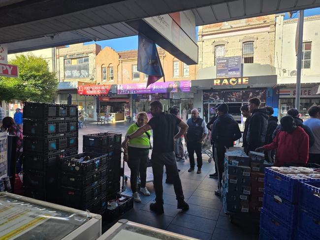 Footscray Mall and Nicholson St Mall traders petition to move Reaching Out’s free meal service claiming anti-social behaviour. Picture: Supplied.