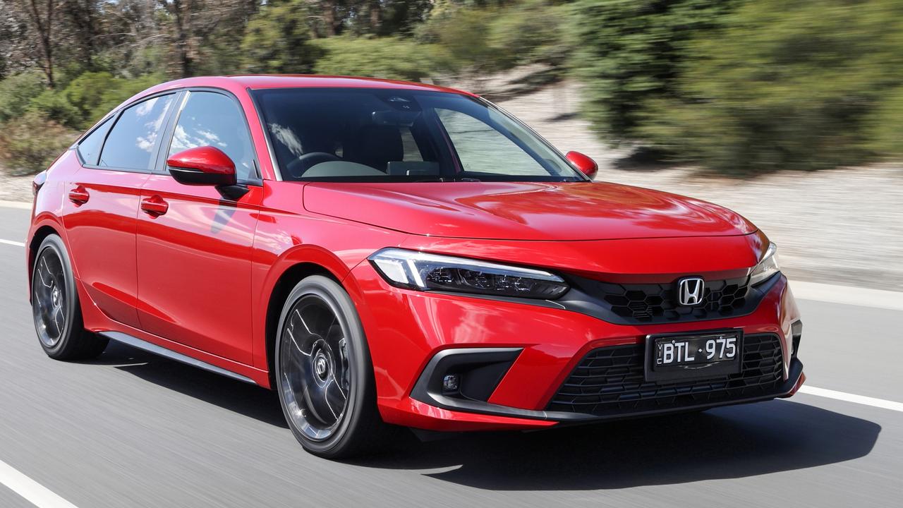 The latest Honda Civic is a far cry from the tiny hatch that debuted in 1972. Picture: Supplied.