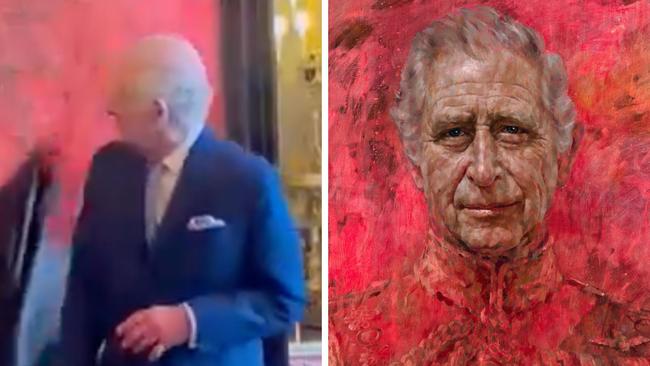 King Charles III's new portrait has been described as "ugly" on social media.