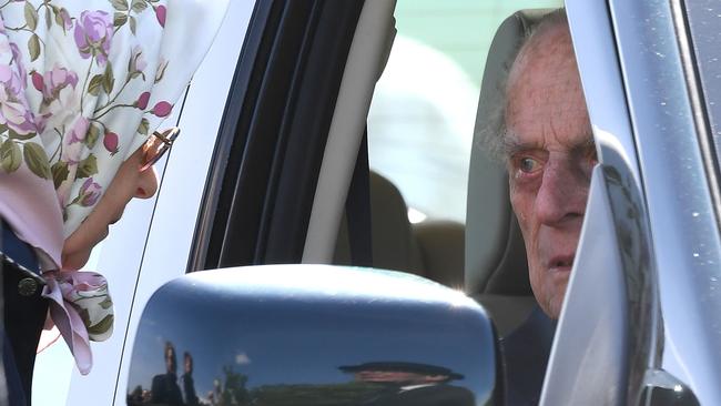 The Queen and the Duke of Edinburgh attends at the Royal Windsor Horse Show. Picture: Mega