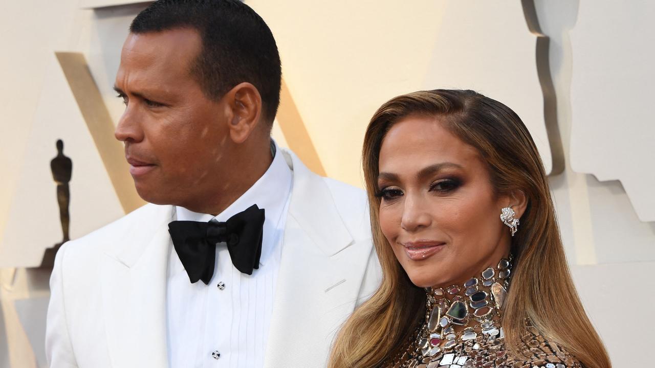 Jennifer Lopez and Alex Rodriguez recently broke up. Picture: AFP