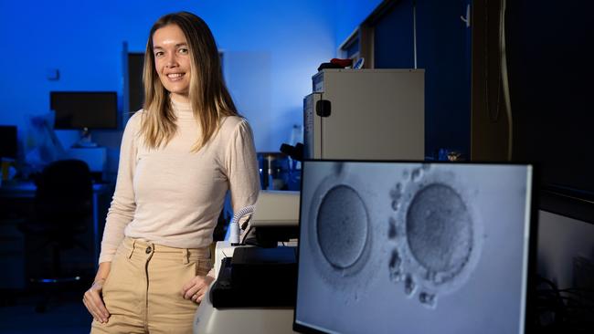 Reproductive researcher Dr Molly Johnston is working to understand the impact of barriers to accessing fertility treatments. Picture: Mark Stewart