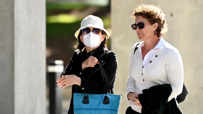Rongmei Yan (left), the mother of Qiong Yan, has flown in from China to give evidence during Mr Zhao’s murder trial at Brisbane Supreme Court. Picture: NewsWire / John Gass
