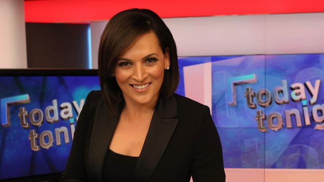 Rosanna Mangiarelli when she was hosting Seven’s Today Tonight. Picture: Supplied