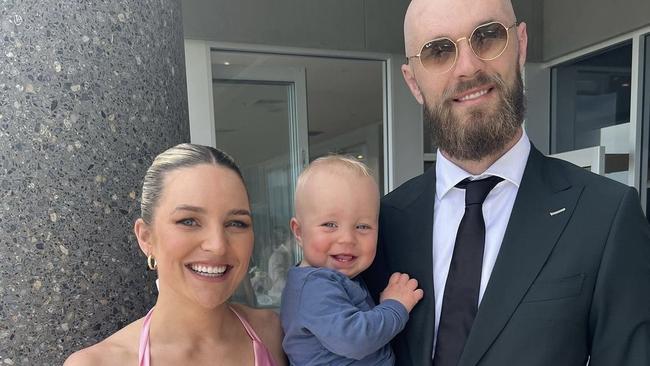 Max Gawn and wife Jess are expecting their second child.