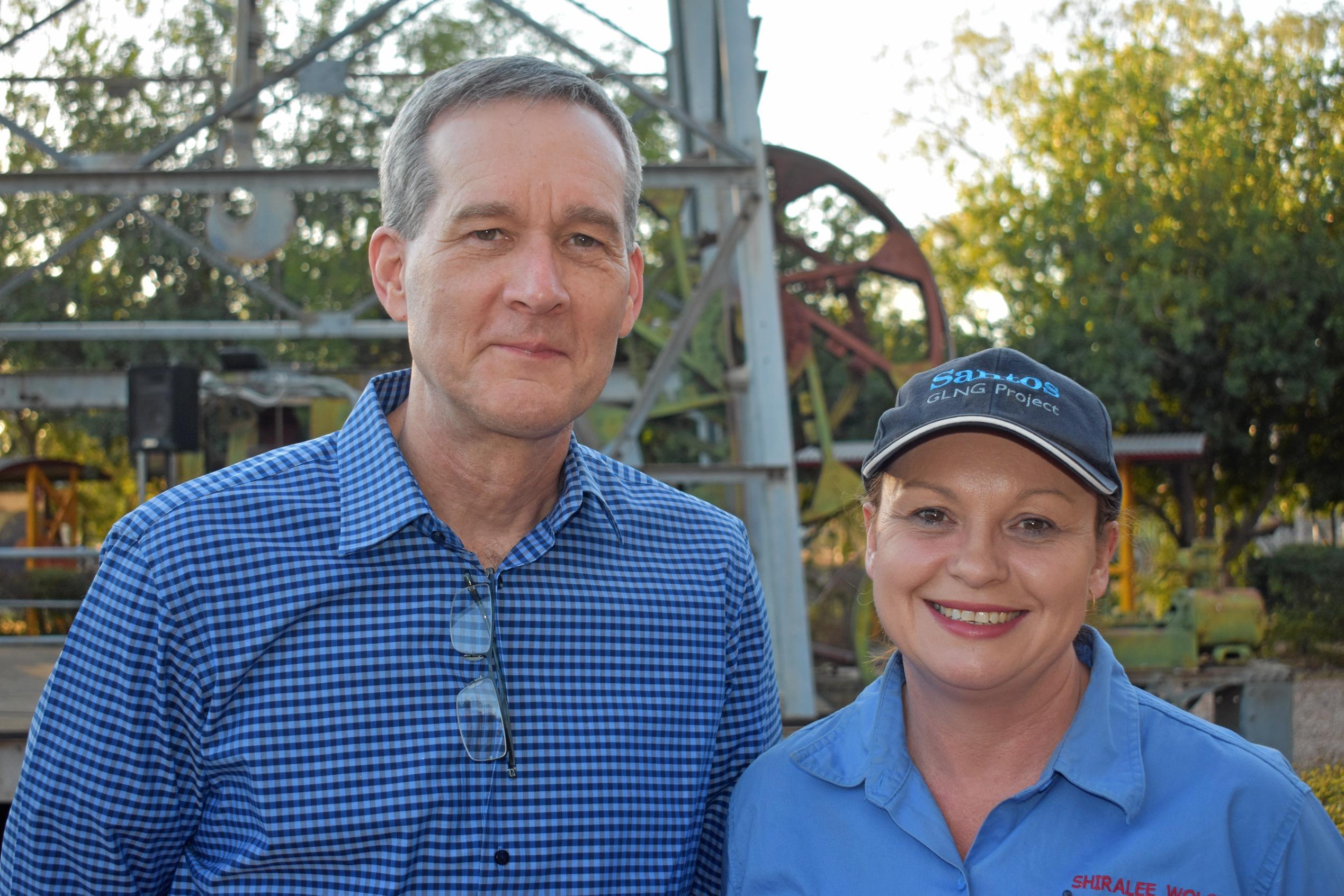 Greg Harrison and Shiralee Wolski. Picture: Ellen Ransley