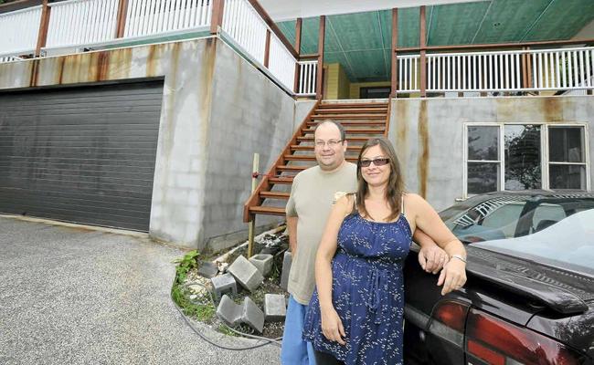 The home of Derek and Stephanie Unterburger in Girards Hill has been under renovation for five years. . Picture: Cathy Adams