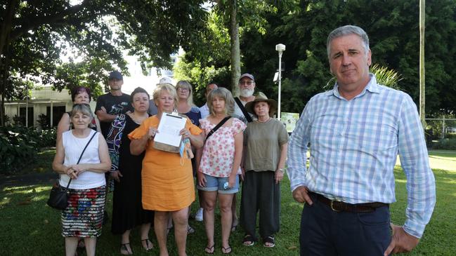 Opposition police spokesman Dale Last and principal petitioner Perri Conti started a petition in March calling for an open inquiry into the child safety and juvenile justice system of Far North Queensland. Picture: Peter Carruthers