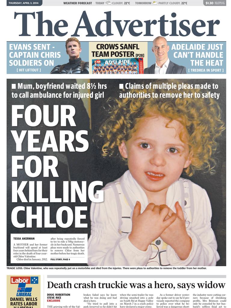 Chloe Valentine’s grandmother says Ashlee Polkinghorne has changed | NT ...