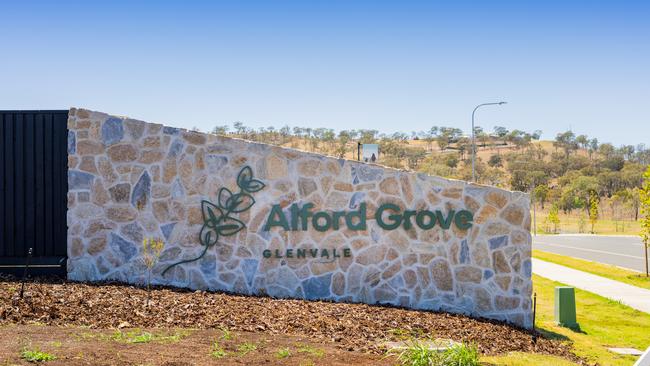 Promotional shots of Alford Grove housing estate in Toowoomba.