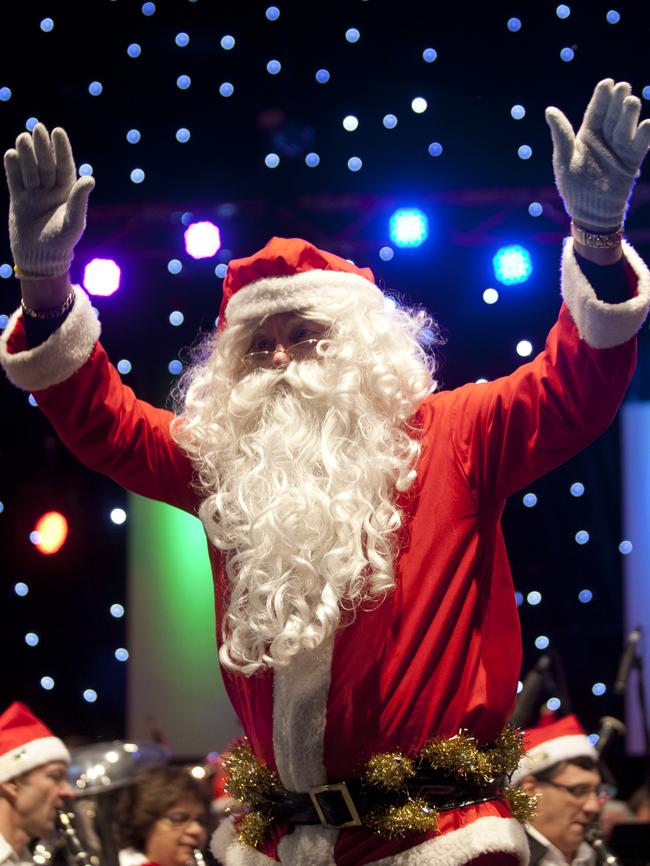 Santa Claus is sure to make an appearance at Christmas carols across Melbourne.