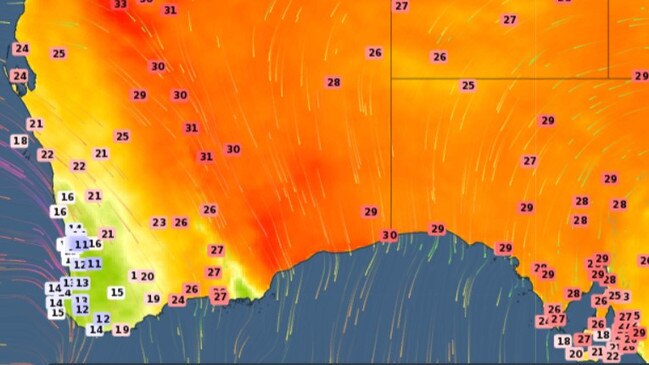 HA mixed bag of temperatures in Western Australia. Picture: Weatherzone