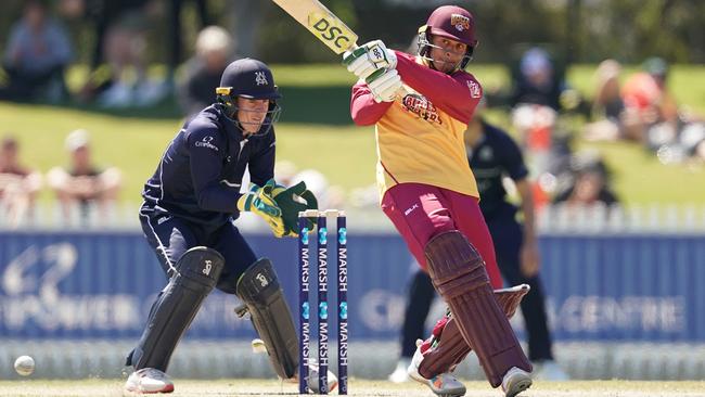 Usman Khawaja laid a strong platform for the Bulls. Picture: AAP Image/Scott Barbour