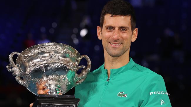 Novak Djokovic will be on the hunt for his 10th Aus Open title next year. Picture: Michael Klein