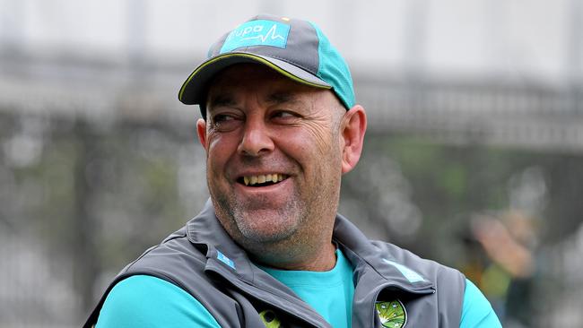 Former Australian coach Darren Lehmann will join the Macquarie Sports radio commentary team this summer. Picture: AAP