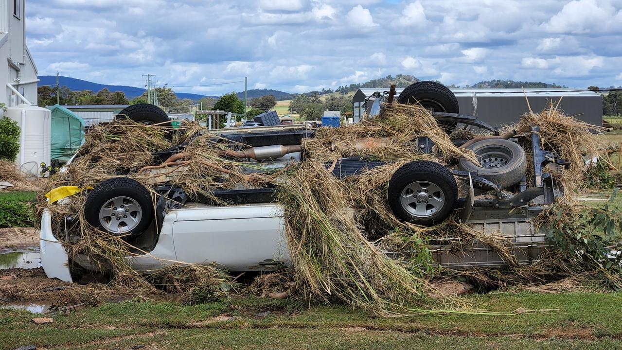 Flash flooding smashed the small community of Eugowra. Picture: Chris Watson/ Farmpix Photography