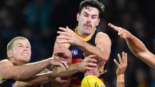 Former Adelaide Crows forward Mitch McGovern has been traded to Carlton.