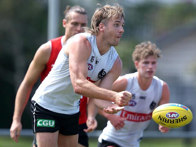 Pies back up ruckman Max Lynch wants the No.1 job at Hawthorn. Picture: Getty Images