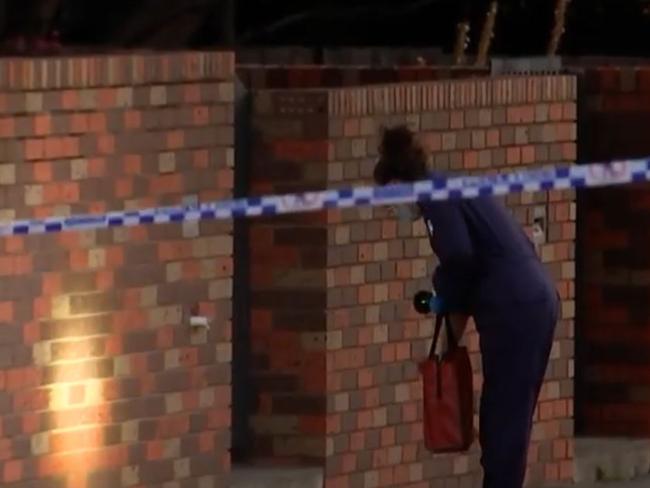 A woman’s body was found inside a home on Ormond Rd in Ascot Vale just after 4pm on Friday. Picture: 9News