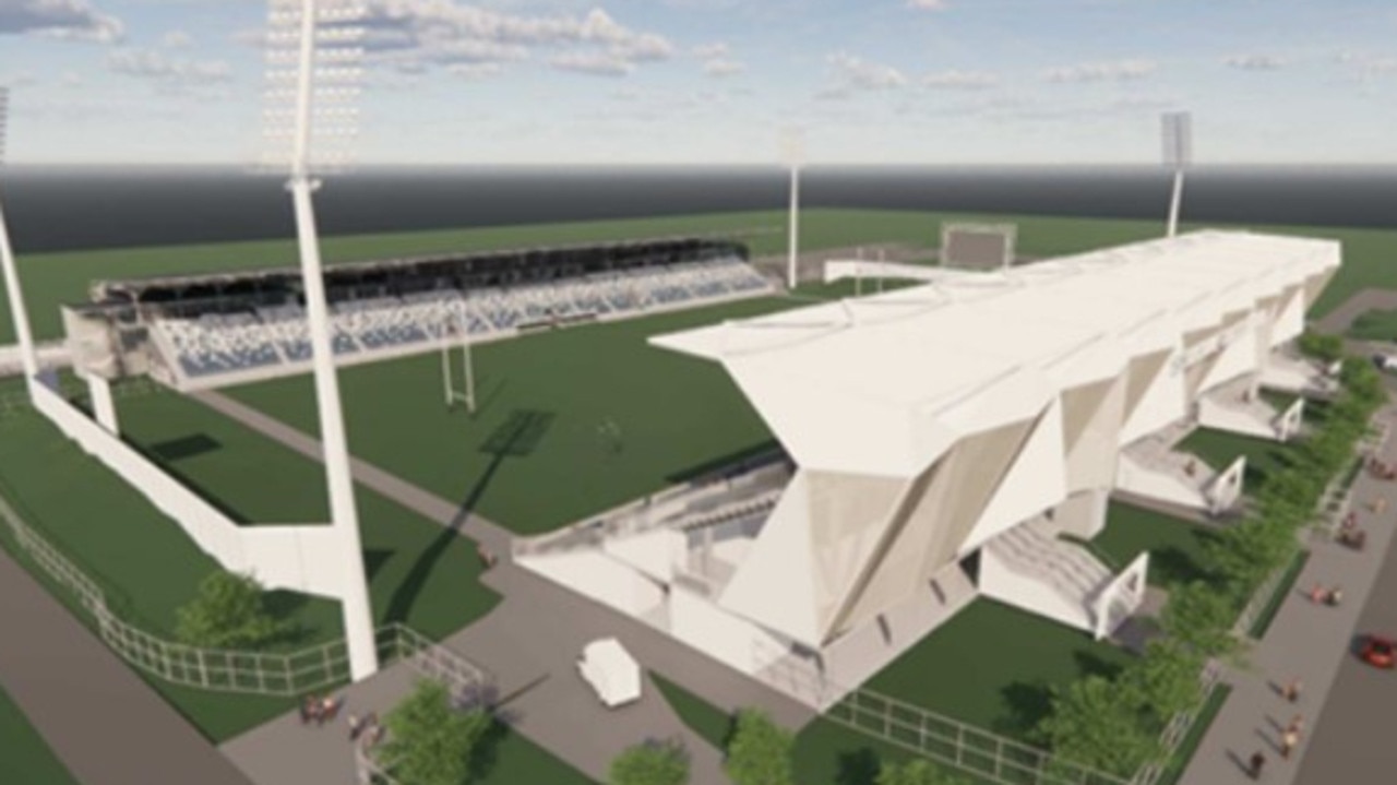 Designs for the Sunshine Coast Stadium expansion have been revealed by the town planners behind the project, Adams and Sparkes. Pictures: Aspect Architects and Project Managers