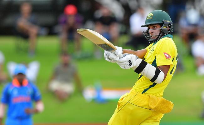 Australia's captain Jason Sangha during the U19 World Cup final.