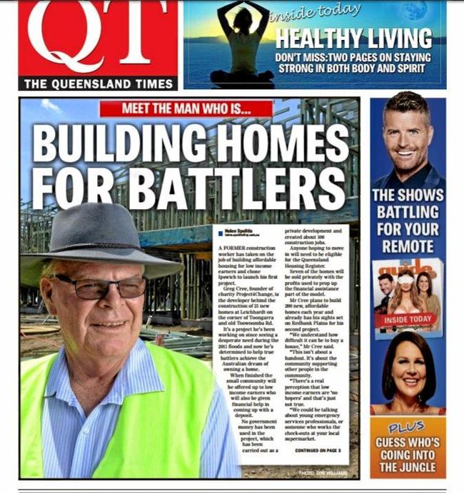 QT&#39;s front page, January 26.