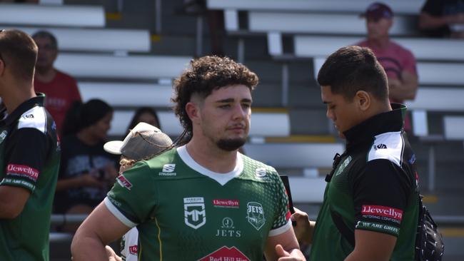 Meninga Cup semi-final action between the Ipswich Jets and Townsville Blackhawks. Saturday April 15, 2023.