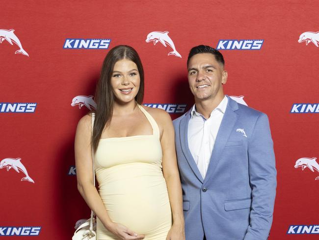 Kodi Nikorma’s partner Bree has slammed the NRL’s handling of the Dolphins-Rabbitohs match relocation. Picture: Richard Walker