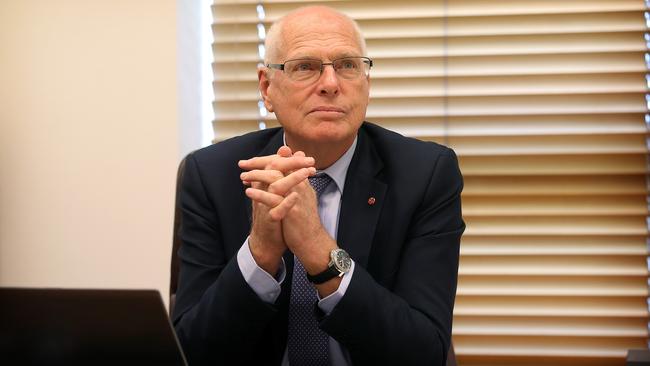 Senator Jim Molan in his office at Parliament House. Picture: Kym Smith.