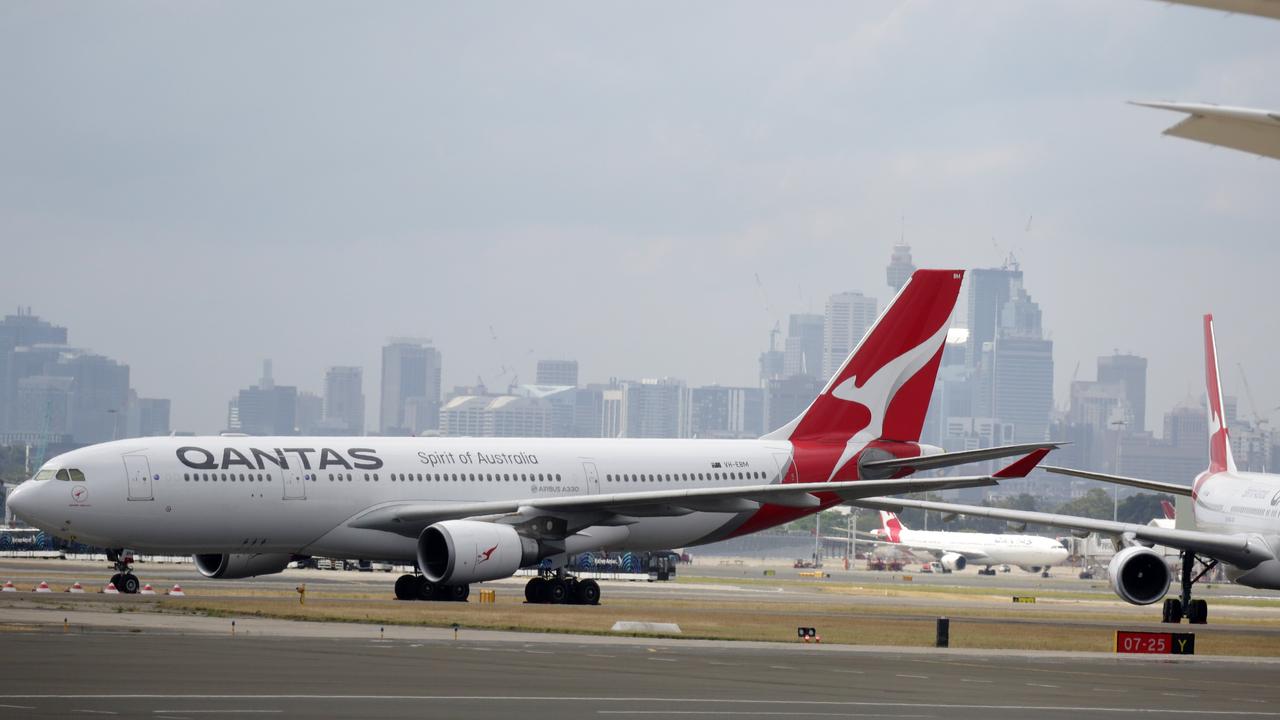 Qantas Group CEO Alan Joyce says a vaccine will be required for overseas travel with his airline. Picture: Christian Gilles/NCA NewsWire