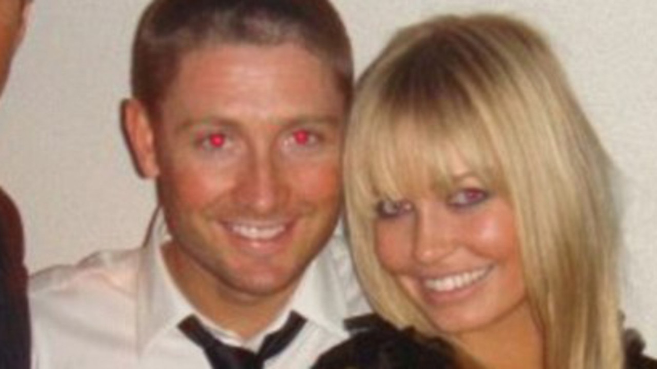 Michael Clarke and Lara Bingle became engaged shortly after they started dating. Picture: Facebook