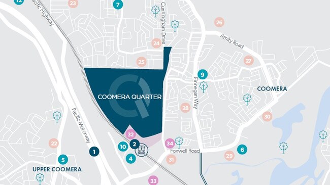 The Coomera Quarter site.