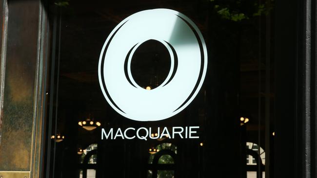 04/11/2022. MACQUARIE. Business stock logo pictures. Sydney CBD. Britta Campion / The Australian