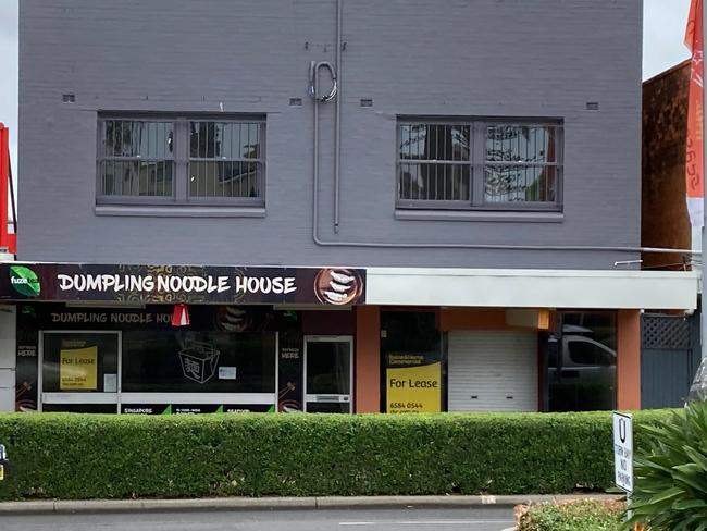 Dumpling Noodle House (left) and the neighbouring for lease premises formally operating as Toytopia