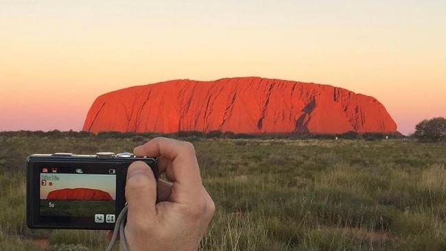 Uluru could become too hot to visit for more than 100 days a year. Picture: Snap the NT/@alvinquah_